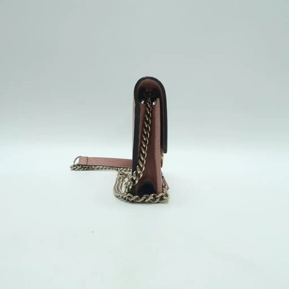 GUCCI Interlocking Pink Leather Shoulder Bag 643-040825 - Picture 4 of 12